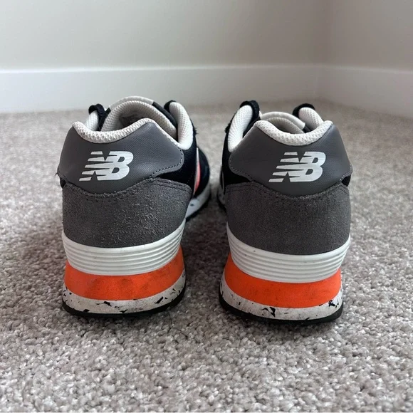 New Balance 515 Men's 10.5 Black Vibrant Orange Sneakers ML515BT3 Speckled - Picture 3 of 11